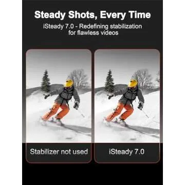 hohem iSteady M6 Kit Gimbal Stabilizer for Smartphone, 3-Axis Phone Gimbal with AI Tracking, Magnetic Fill Light, 18H Long Lasting Battery Stabilizer for iPhone & Android, Ideal for Video Recording