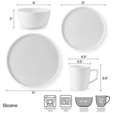 Elegant Mikasa Sloane Bone China Dinnerware Set
