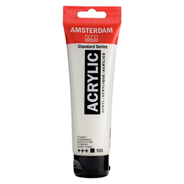 Amsterdam Acrylic Paint Titanium White 120ml for Artists