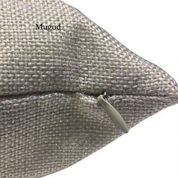 Mugod Slices of Watermelon Throw Pillow Exotic Tropical Fruit Leaves Seed Red Green Cotton Linen Square Cushion Cover Standard Pillowcase 18x18 Inch for Home Decorative Bedroom/Living Room/Car