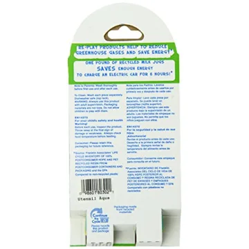 Re-Play Eco-Friendly Utensil Set - 8 Colors for Kids