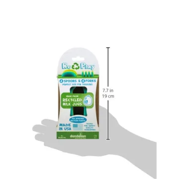Re-Play Eco-Friendly Utensil Set - 8 Colors for Kids