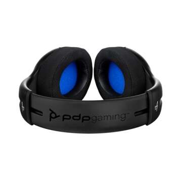 PDP AIRLITE PRO Wireless Power Stereo Gaming Headset with Noise Cancelling Microphone: Compatible with PS5/PS4/PS3 Console/PC Windows 10, Comfortable Lightweight Headphones, Long Battery Life (black)