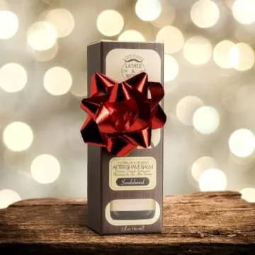 Best After-shave Balm, Sandalwood Scent, Premium Aftershave Lotion, Soothes and Moisturizes Face aft...