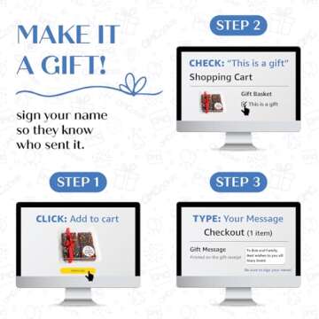 Birthday Gift Basket Chocolate Brownies Food Gift For Men Women Cake Package | Nut Free | Kosher