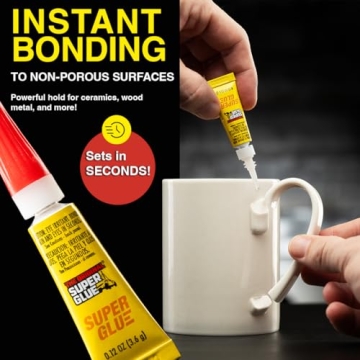 Super Glue 15187 Pack of 12 for Fast Repairs