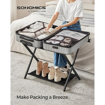 SONGMICS Luggage Racks Set of 2 for Guest Room Convenience