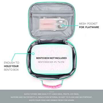 Mibasies Kids Insulated Lunch Box for Girls and Boys