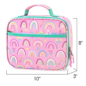 Mibasies Kids Insulated Lunch Box for Girls and Boys