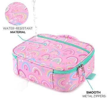 Mibasies Kids Insulated Lunch Box for Girls and Boys