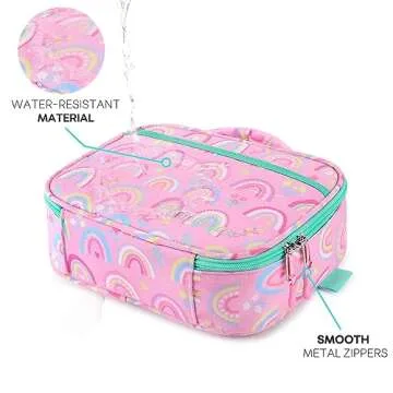 Mibasies Kids Insulated Lunch Box for Girls and Boys