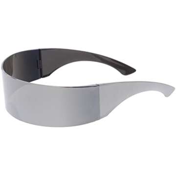 Discover the zeroUV Cyberpunk Visor Sunglasses - Be Unique!