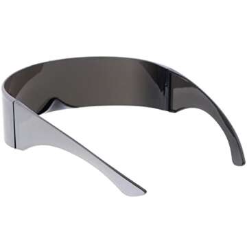 Discover the zeroUV Cyberpunk Visor Sunglasses - Be Unique!