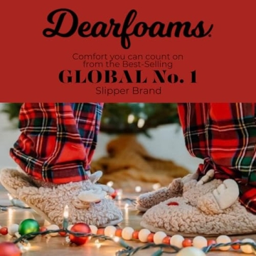 Reindeer Novelty Slippers for Women - Large Size