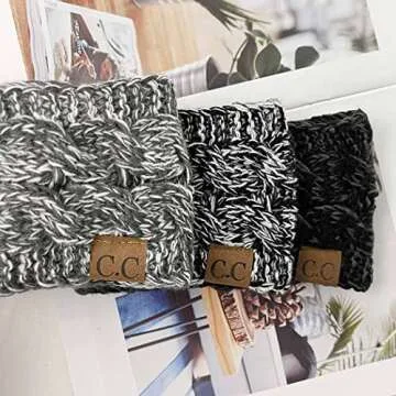 Muyyan Womens Winter Ear Warmer Headbands Fleece Lined