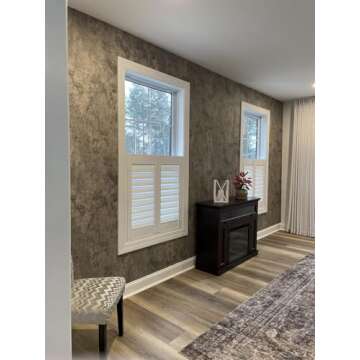 TOTIO Gray Concrete Wallpaper Peel Stick Easy Installation