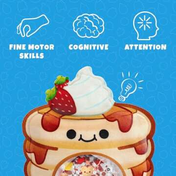 BIZYBOO - The Original Seek & Find Plush - Hidden Object Search Problem Solving Educational Matching Game for Kids 2 and Up - 2 Pack (GG & Toasty)