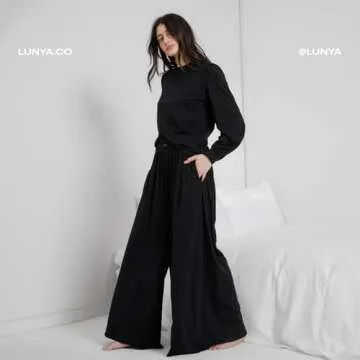Lunya Organic Pima Wide Leg Pants Custom Length Comfort