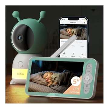 BOIFUN 2K Baby Monitor with Night Vision & App Control