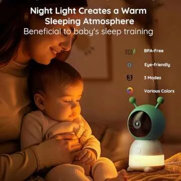 BOIFUN 2K Baby Monitor with Night Vision & App Control