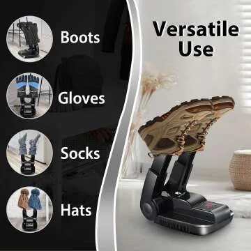 Dr. Prepare Boot Dryer for Shoes & Gloves - Quick Drying