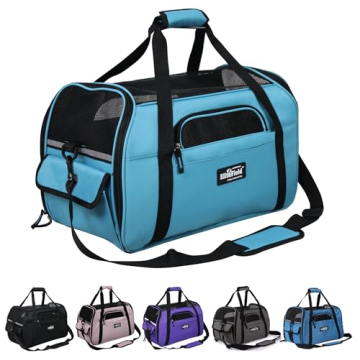 EliteField Airline Approved Soft Pet Carrier - Sky Blue