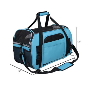 EliteField Airline Approved Soft Pet Carrier - Sky Blue