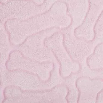 Bone Dry Cozy Pink Pet Blanket for Dogs and Cats - 36x48 inches