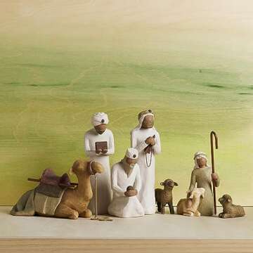 Willow Tree Nativity Accessory Figures - 7-Piece Set