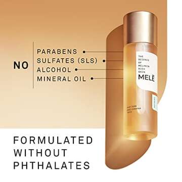 Mele Post Cleanse Tonic Gently Exfoliates to Remove Impurities, Fade Dark Spots, and Help Correct Signs of Aging Even Tone With Lactic Acid and Vitamin C 5 oz