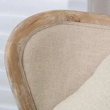 Christopher Knight Home Crenshaw Fabric Wing Chair, Beige