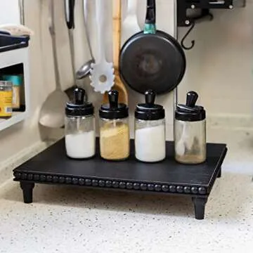 Farmhouse Distressed Wood Display Stand for Any Room