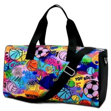 Sporty Stylish Duffle Bag for Travel and Sports