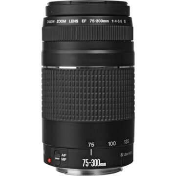 Canon EF 75-300mm f/4-5.6 III Telephoto Zoom Lens for Canon SLR Cameras