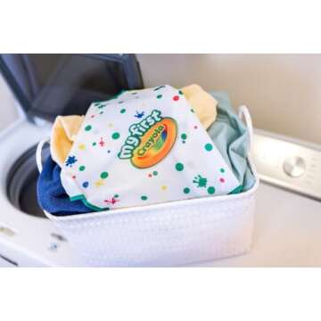 Crayola Art Smock for Toddlers, Small Waterproof Bib, Best Fit for Age 1 (12 Months), 1 x 7-1/5 x 8-1/10 in