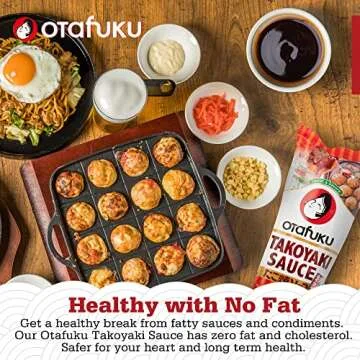 Otafuku Takoyaki Sauce from Japan - Delicious Original Japanese Flavor for Takoyaki Balls (10.6 Ounces)