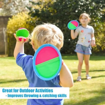 Ayeboovi Toss and Catch Ball Set for Family Fun Outdoors