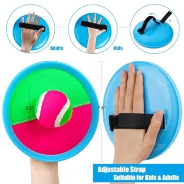 Ayeboovi Toss and Catch Ball Set for Family Fun Outdoors