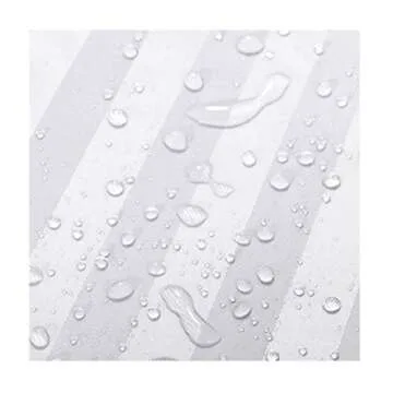 Extra Long Washable Shower Curtain Liner with Hooks