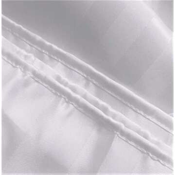 Extra Long Washable Shower Curtain Liner with Hooks