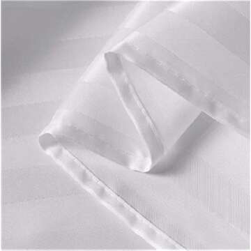 Extra Long Washable Shower Curtain Liner with Hooks