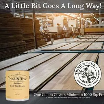 Tried & True Original Wood Finish, Pint - Linseed Oil & Beeswax Blend, Ideal for All Woodwork, Long-Lasting Durability, Food Safe Sealer, Non-Toxic Wood Finish