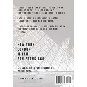 Paris Decorative Book for Stylish Home Decor