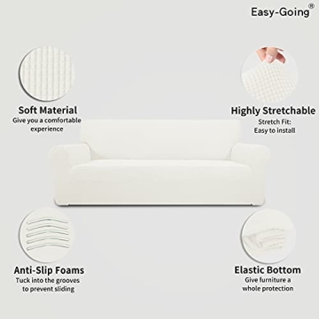 Easy-Going Stretch Sofa Slipcover Soft Fabric Protector