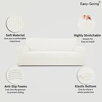 Easy-Going Stretch Sofa Slipcover Soft Fabric Protector