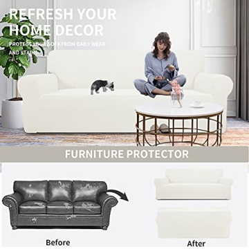 Easy-Going Stretch Sofa Slipcover Soft Fabric Protector