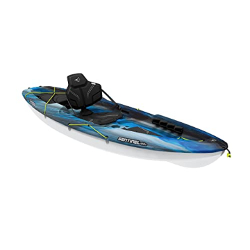 Pelican Sentinel 100X EXO Angler Sit-on-top Kayak - Lightweight 9.6 ft Fishing Kayak