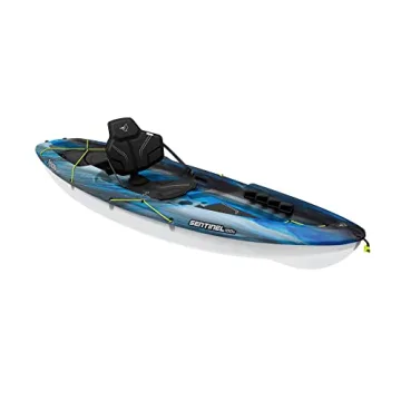 Pelican Sentinel 100X EXO Angler Sit-on-top Kayak - Lightweight 9.6 ft Fishing Kayak