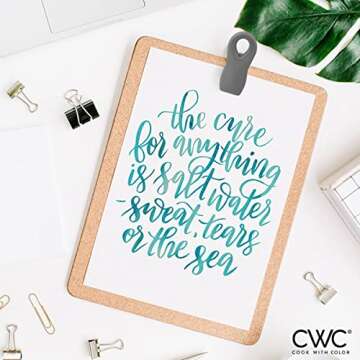 COOK WITH COLOR Bag Clips with Magnet - Chip Clips, Food Storage with Airtight Seal Grip for Bread, Snack and Food Bags (Grey Ombre, Pack of 10)