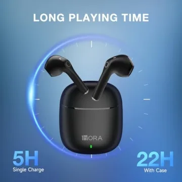 1 Hora Wireless Bluetooth Earbuds with Charging Case